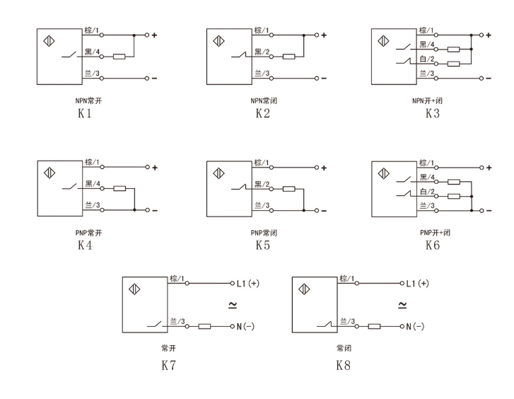 接近開關(guān)接線圖怎么看？